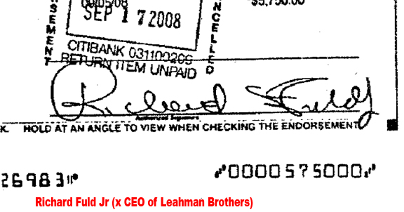 CEO of leahman brothers