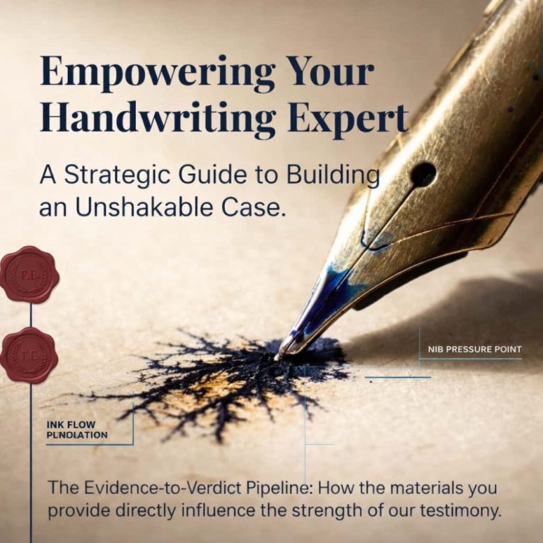 Forensic document examiner Bart Baggett's guide to empowering your handwriting expert by building an unshakable case with the right evidence.