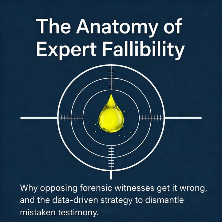 Bart Baggett, forensic document examiner, diagrams the anatomy of expert fallibility and how mistaken testimony gets dismantled.