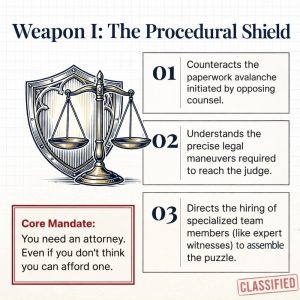 Forensic document examiner Bart Baggett illustrates the Procedural Shield strategy for fighting a forged will in probate court.