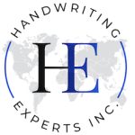 Image of the corporate logo of Handwriting Experts Inc. A USA based handwriting experts firm