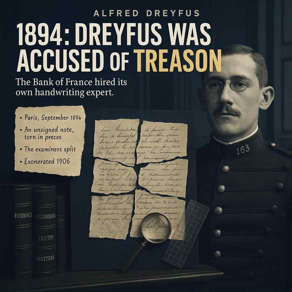 ALFRED DREYFUS: The Dreyfus Affair: How Handwriting Experts Split Over the Bordereau