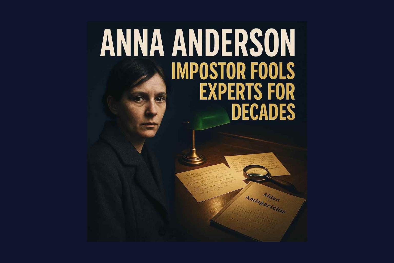 Anna Anderson Anastasia impostor case illustration