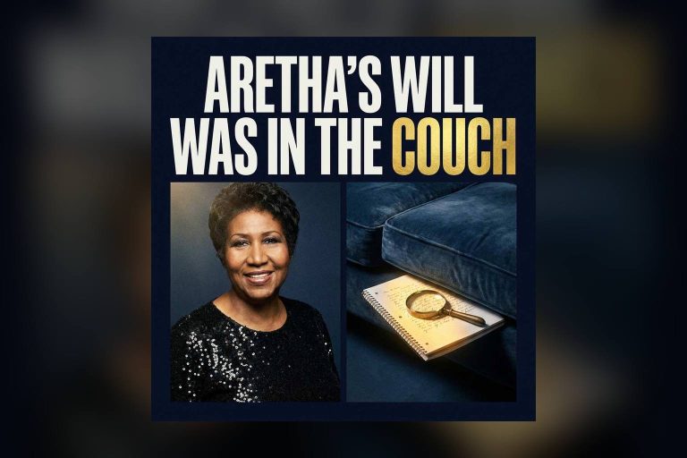 Aretha Franklin — her handwritten will was found in the couch