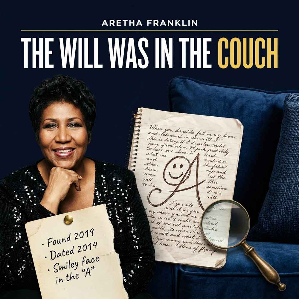 Aretha Franklin: the will was in the couch — spiral notebook will dated 2014 with a smiley face in the A