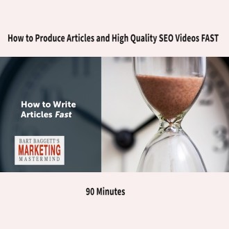 June Marketing Mastermind – How to Write Articles Quickly And Get More Clients